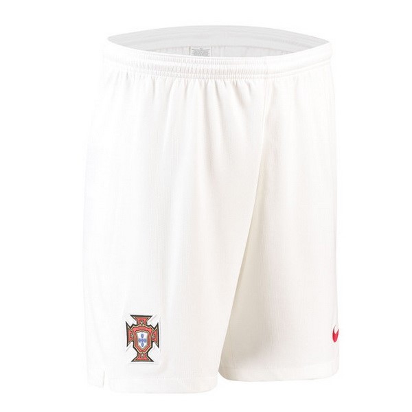 Pantalones Portugal Segunda 2018 Blanco